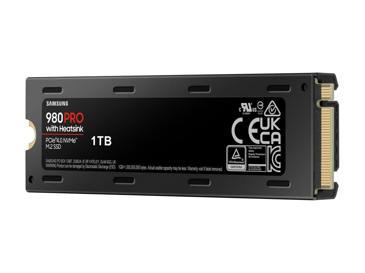 SAMSUNG SSD 980 PRO Heatsink 1To M.2 NVMe PCIe4 BE 2 (P)