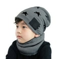 thumbnail image 1 of Sonducket Sombrero de invierno para niños Kit de calentador de cuello a prueba de viento de punto para niños Pesca de moda Sombreros gris oscuro Sonducket AP009504-05B, 1 of 6