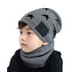 thumbnail image 5 of Qarigey Gorro de invierno para niños, forro polar a prueba de viento para niños, conjunto de calentador de cuello interior, gorros Type2 NO2, 5 of 6