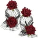thumbnail image 1 of KAKOWELY 2 piezas de mangas de flores para vestido de novia, mangas de encaje, mangas Lolita, 1 of 4
