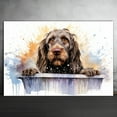 thumbnail image 2 of Spinone Italiano Dog Canvas Bathroom Décor - Unique Bath Wall Decor - Modern Canvas Bathroom Wall Art - Room Decor - Bathroom Decorations - Restroom Sign - Wall decor living room, 2 of 4