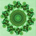 thumbnail image 1 of Ahgly Company Machine Washable Indoor Square Transitional Forest Green Area Rugs, 5' Square, 1 of 7