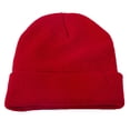 thumbnail image 2 of Chic Girl Winter Fall Solid Color Cuffed Woolen Yarn Knitted Warm Hat Cap Beanie, 2 of 8