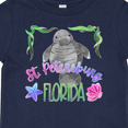 thumbnail image 4 of Inktastic St. Petersburg Florida Cute Swimming Manatee Boys or Girls Baby T-Shirt, 4 of 5