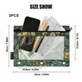 thumbnail image 3 of Ckdifva Forest Pencil Pouch 3 Ring Zipper Pencil Case Binder Pockets Clear Top Cosmetic Bag 2 Pack, 3 of 6