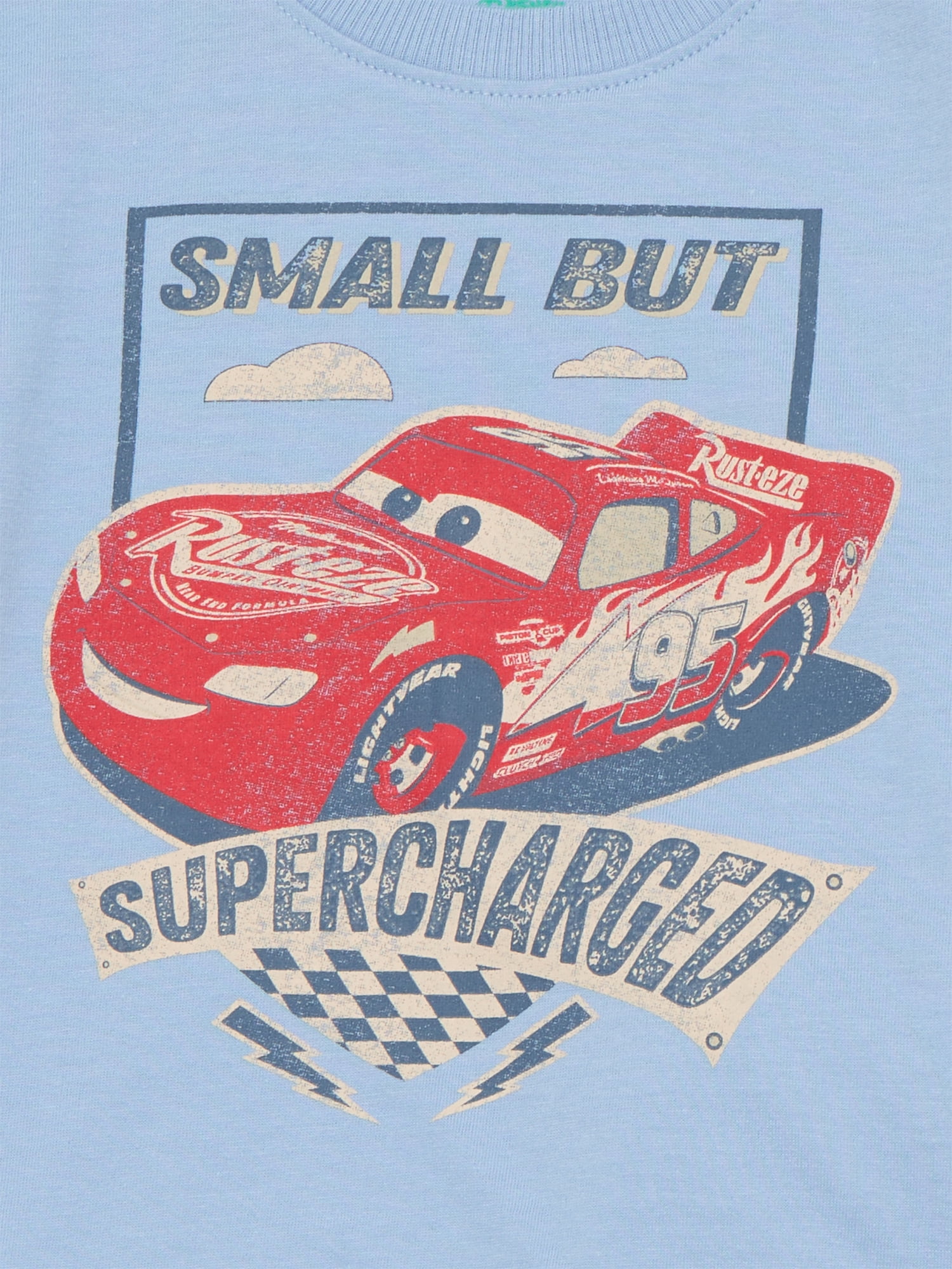 Pixar Cars Baby Boys' Short Sleeve Graphic Tee and Shorts Set, 2-Piece, Sizes 0/3M-24M