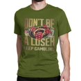 thumbnail image 1 of Camisetas divertidas de Keep Gambling para hombre y mujer, camisetas de algodón con cuello redondo, camisetas de manga corta, ropa de talla grande, 1 of 6