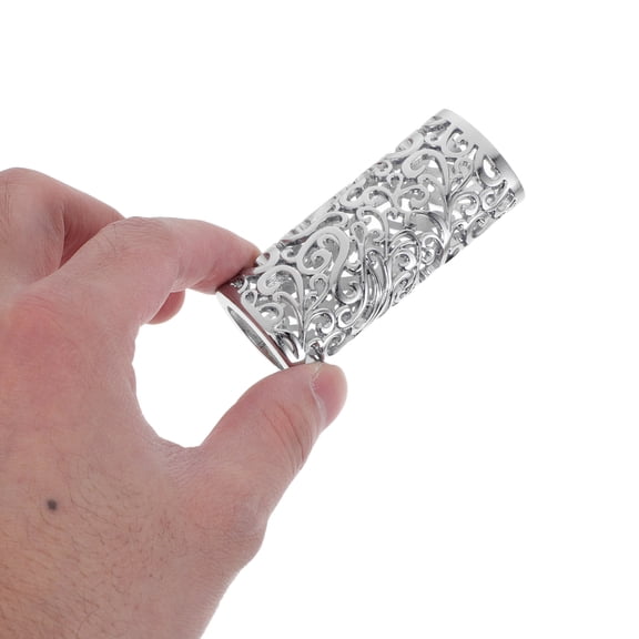 HONMEET Metal Lighter Sleeve with Hollow Pattern, Portable Windproof Outdoor Lighter Protector Case for Travel and Camping