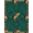 Green Gold Navy, Pattern 4, variant on ODIKA Fish Fishing Vintage Lure Trout Tackle Border Bathroom Doormat for Playroom, Bedroom, Reading Nook, Pet Friendly & Kids Safe Play