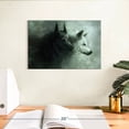 thumbnail image 3 of Elephant Stock Sinister Wolves Wall Art - Horizontal Canvas Wall Art - Living Room Wall Decor - Animal Canvas - Black And Blue Decor - 12" x 8", 3 of 8