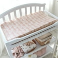 thumbnail image 6 of Diaper Changing Pad Cover Cradle Mattress Sheets, Infant Stretchy Fabric Changing Table Cover Changing Mat Cover Baby Nursery Diaper Changing Pad Sheets 32''X 16'', 6 of 6