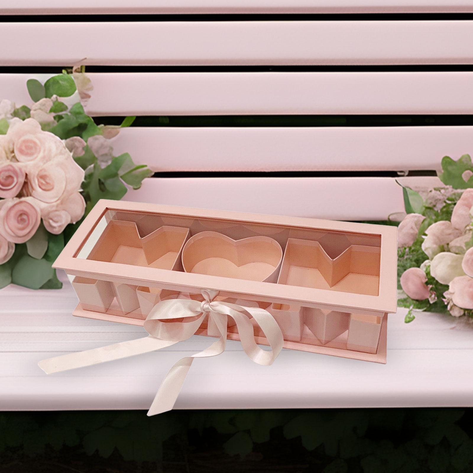 Amazon.co.jp: 1パック「MOM」文字型の花用詰め替えボックス 空