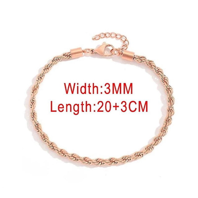 Blade Snake Chain Anklet For Women Width 3/4/5mm Gold Color Foot Bracelet On Leg Stainless Steel Chain Beach Accessories Jewelry