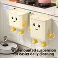 thumbnail image 4 of QualitChoice Rotho Kitchen Trash Bin Silent Opening And Closing Mini Modeling Abfalleimer Mit Deckel Mülleimer milky white DIYceiling12L, 4 of 6