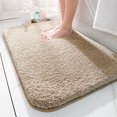 thumbnail image 2 of Alfombras de baño suaves Alfombras de baño antideslizantes absorbentes de Beige 50x80cm Sunnimix Alfombras de baño de cocina, 2 of 7