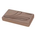 thumbnail image 2 of S SERENABLE Yoga Block Accessories Accessory Portable Sturdy for Stability Squat Workout Brown, 2 of 9