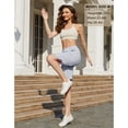 thumbnail image 2 of SPECIAL MAGIC Women’s Cotton Bermuda Sweat Shorts 10" Knee-Length Athletic Shorts with Pockets for Workout Lounge Sports, 2 of 6