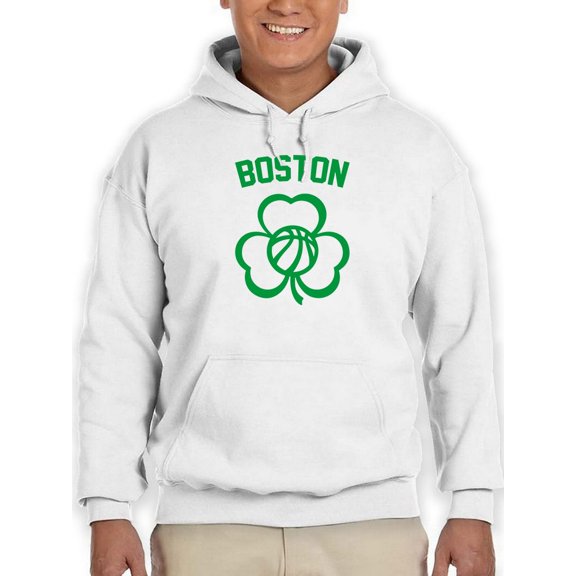Boston Shamrock Hoodie Men -GoatDeals Designs, Male XX-Large
