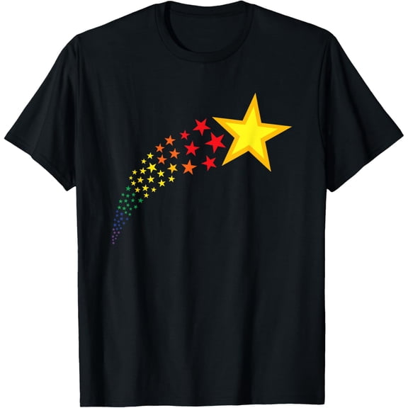 Exquisite and comfortable-Trending Shooting Star Space T-Shirt
