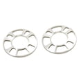 thumbnail image 1 of Espaciadores Universales Universales Del Cubo de La Rueda de La Aleación de Aluminio Del Vehículo Del Coche de 2 Pedazos 5m M 4hole Soledad Espaciador de rueda 4 orificios 5 mm de grosor, 1 of 7