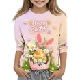 thumbnail image 2 of Bnwani Long Sleeve Toddler Shirt Crew Neck Printed Tops, 2 of 5