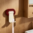 thumbnail image 6 of Leodye 1PCS Paste-type Toothbrush Storage Rack, Plastic Stable Base, Space-saving Holder for Bathroom Daily Toiletry Arrangement -1.6*1.6*1in, 6 of 6
