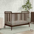 thumbnail image 4 of Delta Children Lily 4-in-1 Convertible Crib - Greenguard Gold Certified, Walnut Espresso, 4 of 15