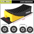 thumbnail image 3 of PR1MECamper Levelers RV Leveling Blocks, HDPE Curved Levelers, Include 2 Levelers, 2 Chocks, 2 Mats, and 1 Carrying Bag, 3 of 6