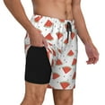 thumbnail image 3 of Daiia Hand Drawn Watermelon Mens Swim Trunks Swim Shorts Quick Dry Swim Shorts with Mesh Lining Pockets-XX-Large, 3 of 9