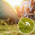thumbnail image 6 of EAGLE PEAK Heavy Duty Galvanized Non-Rust Camping Tent Stakes with 4x10ft Ropes, 6 of 9