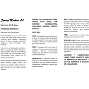 Zipperstop Sewing Machine Oil with 1 U.S. Gallon