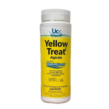 United Chemi Con Yellow Treat² Pool Algae Chemical Controllers, 2 lbs