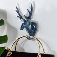 thumbnail image 2 of CSChome Animal Head Shape Wall Mounted Punch Free Non Slip Hook Multi Purpose Clothes Hat Towel and Key Hanger, 2 of 7
