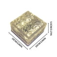 thumbnail image 2 of XMMSWDLA Solar Brick Lights Solar Pathway Light Outdoor Waterproof Paver Lights Landscape Light Light for Garden, Patio, Walkway, Driveway Decorations christmas lights outdoor, 2 of 4