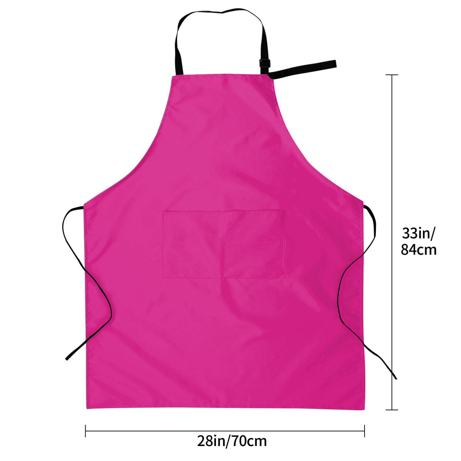 Kdxio Darkmagenta Apron with Pockets Adjustable Kitchen Aprons for Men Women Waterproof Aprons for Cooking,Drawing,Crafting, Baking Household Cleaning