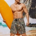thumbnail image 2 of Yuyamidu Camo Swim Trunks for Men Buthing Suit Quick Dry Board Shorts with Pockets Lightweight Swimwear Bathing Suits for Pool Surf Summer Vacation Man S, 2 of 8