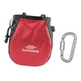 thumbnail image 1 of Bolsa de tiza Cola para escalada con cinturón ajustable rojo 12 x 8 x 16 cm, 1 of 7
