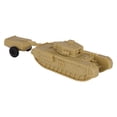 thumbnail image 3 of Tank BMC Toys Churchill Crocodile WW2 1:38 de plástico marrón, 3 of 8