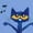 CAROLINA BLUE, variant on MerryMakers - Pete The Cat Dance - Youth Boys Short Sleeve Graphic T-Shirt