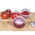thumbnail image 6 of Dihmpor Onion & Tomato Storage Containers - Freshness Saver Keepers with Transparent lid Organizer for Fridge, Onion Holder Storage Onions Keeper for Refrigerator, Fruit Storages Box, 6 of 7