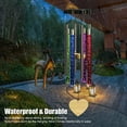 thumbnail image 5 of LINLIN Solar Wind Chimes Light Outdoor，Waterproof LED Wind Chimes for Outside with 8 Tubes,Memorial Wind Chimes with Colorful Light,Christmas/Housewarming Gift, Garden, Yard, Home Decor, 5 of 7