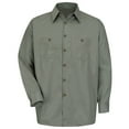 thumbnail image 2 of Red Kap Men's Long Sleeve Microcheck Uniform Shirt, 2 of 4