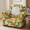 thumbnail image 3 of Psesaysky 2 Piece Sofa Slipcover for Living Room, Painted Daisy Floral Chair Covers Durable Individual Cushion Covers for Pets, 3 of 8