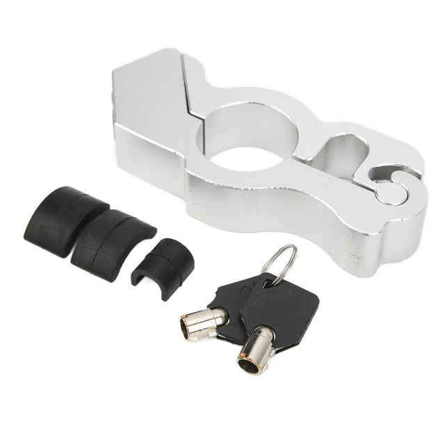 Cerradura de seguridad para manillar de motocicleta, protección decorativa antirrobo, universal para scooters y vehículos todo terreno