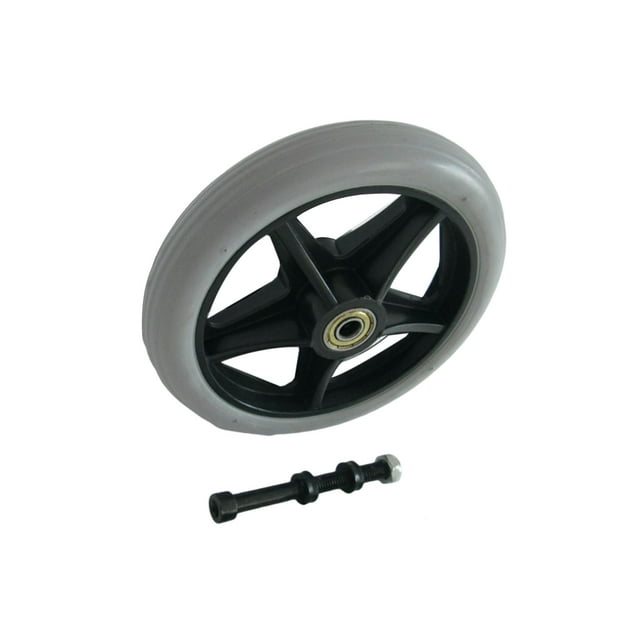 kurtrusly Roue avant de Fauteuil Roulant en PVC Robuste 6 Pouces Lisse pour Accessoires de Roller