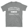 thumbnail image 1 of Middletown Connecticut Classic Established Men's Cotton T-Shirt, 1 of 1