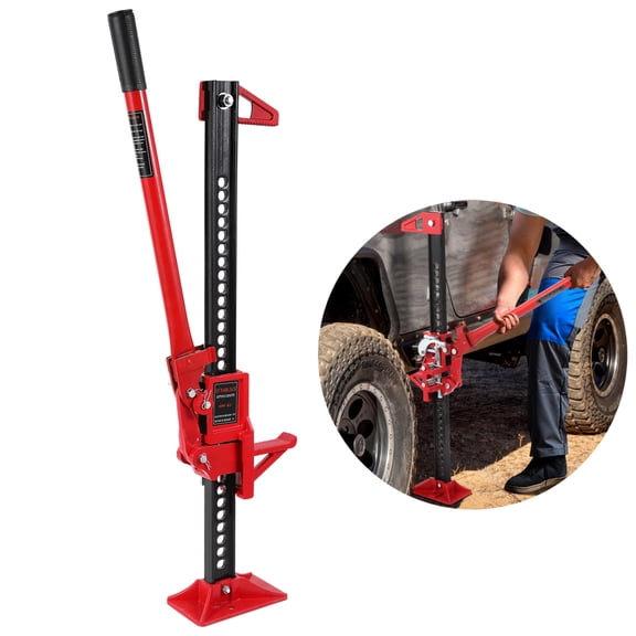 Garvee 33 "Car Jack,3 Ton/6000 Pound Capacity Farm Jack for Cars,Trucks,Atvs,Suvs,Red