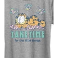 thumbnail image 3 of Garfield - Take Time Little Things - Ladies Short Sleeve Graphic T-Shirt, 3 of 5