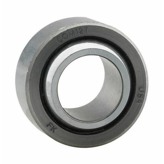 FK Rod Ends COM12T COM Series Spherical Bearing 0.75 in. ID 1-0.43 in. OD 0.75 in. Width - Steel