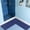 Blue-As shows, variant on Yokan L-Shaped Memory Foam Bath Mat, Non-Slip Soft Bath Rug, Water Absorbent & Quick Dry Shower Mat for Bathroom, Machine Washable for Home & Hotel Use, Luxury Bathroom Rug